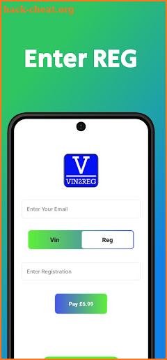 VIN TO REG screenshot