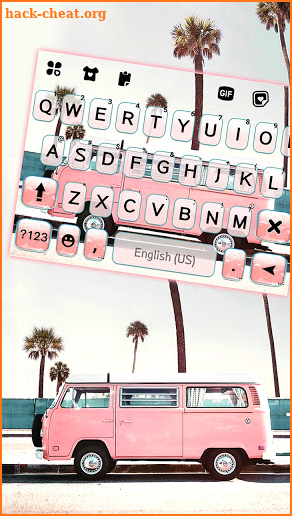 Vintage Holiday Keyboard Background screenshot