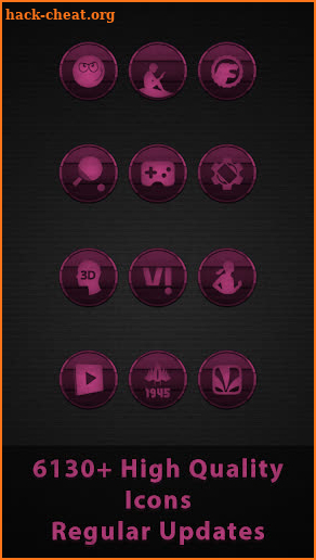 Vintage Pink Wooden Icons screenshot