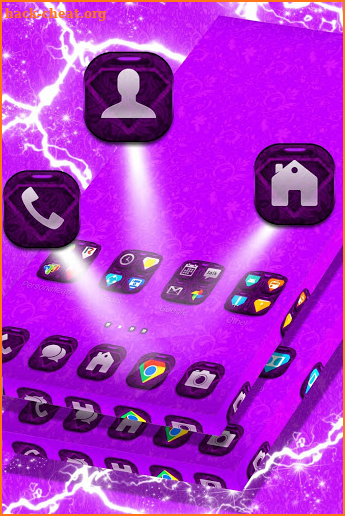 Vintage Purple Launcher screenshot