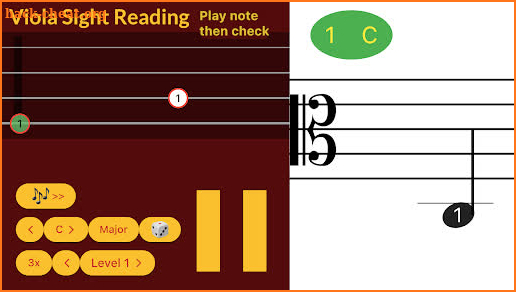 Viola Sight Reading screenshot