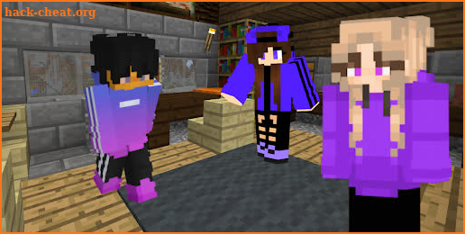 Violet Skin for Minecraft screenshot