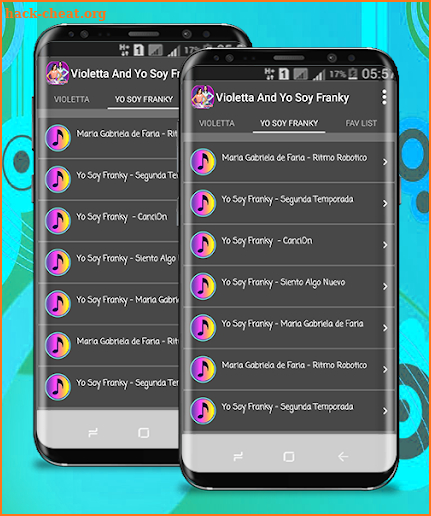 Violetta & Yo Soy Franky - Music Lyrics screenshot