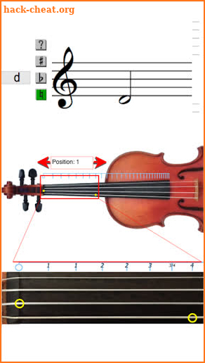 Violin Note Finder screenshot