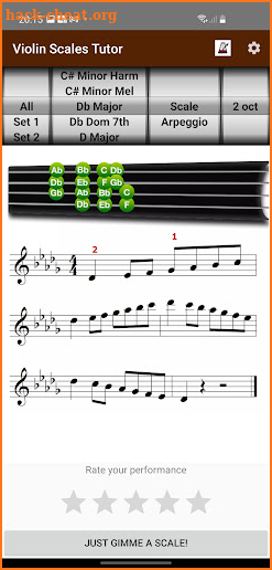 Violin Scales Tutor screenshot