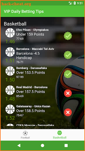 VIP Betting Tips - Predictions - Odds screenshot