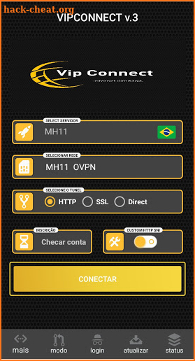 VIPCONNECT screenshot