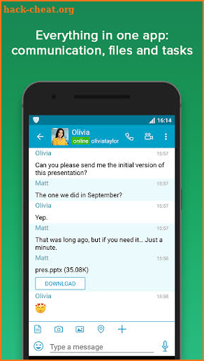 VIPole Private Messenger screenshot