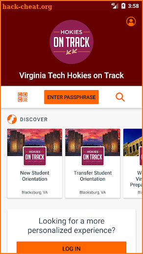 Virginia Tech Hokies on Track screenshot