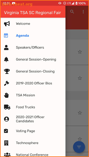 Virginia TSA SC Regional Fair screenshot