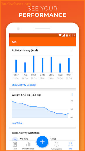 Virtuagym Fitness Tracker - Home & Gym screenshot