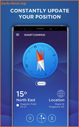 Virtual Compass: Digital Compass App For Android screenshot