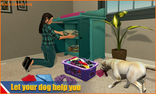 Virtual dog pet cat home adventure family pet game screenshot