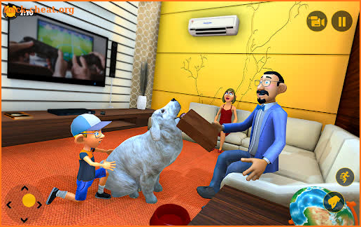 Virtual Dog Town: Pet Home Adventure Family Game screenshot