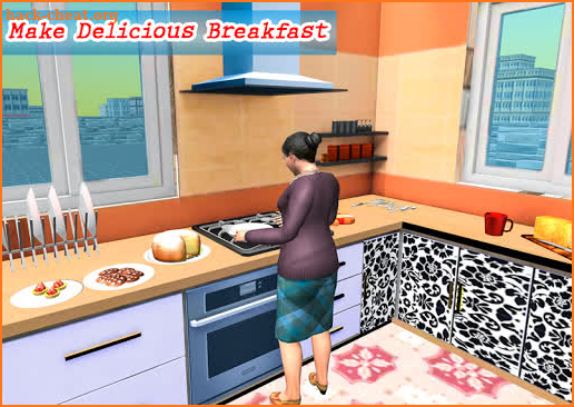 Virtual Granny Life Simulator: Happy Family Game screenshot