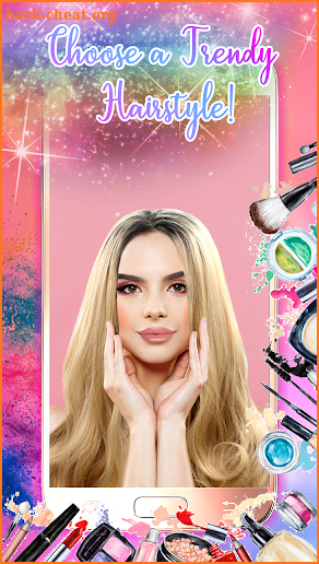 Virtual Hairstyle & Makeup Photo Editor screenshot