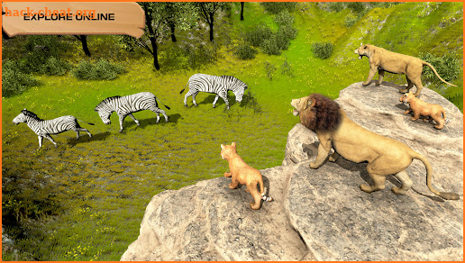 Virtual Lion Family Simulator screenshot