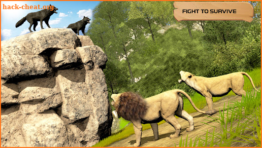 Virtual Lion Family Simulator screenshot