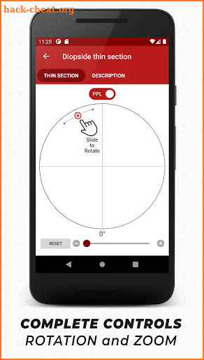 Virtual Microscope - Minerals. Geology Toolkit screenshot