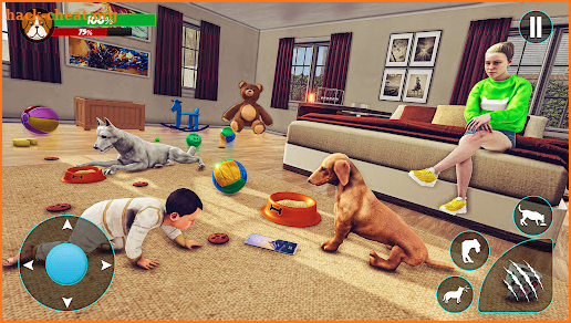 Virtual Pet Dog Simulator Offline: Family Dog Game screenshot