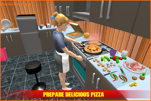 Virtual Pizza Delivery Girl City Simulator screenshot