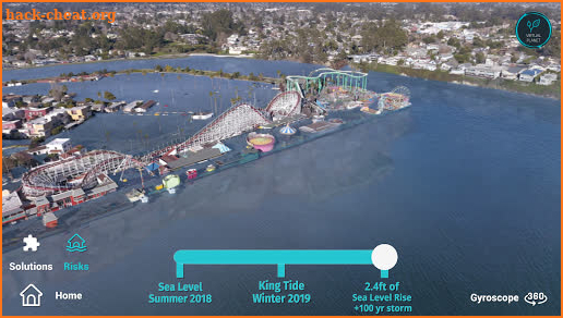 Virtual Planet - Sea Level Rise: Santa Cruz screenshot