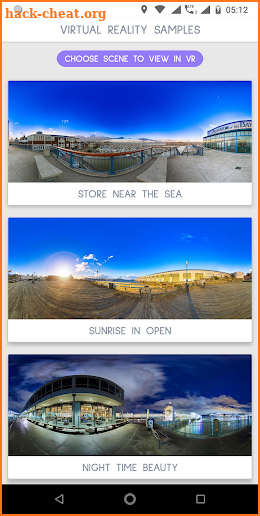 Virtual Reality Samples screenshot