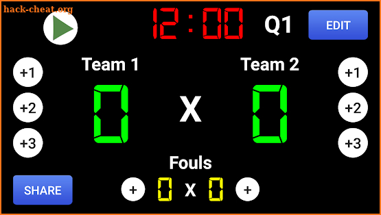 Virtual Scoreboard screenshot