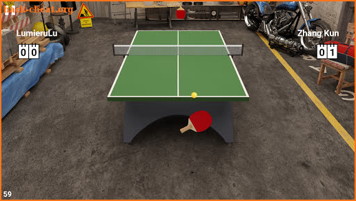 Virtual Table Tennis screenshot