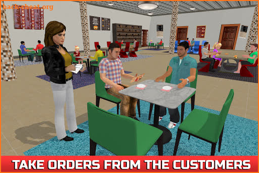 Virtual Waitress Simulator: Hotel Manager Game screenshot