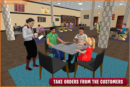 Virtual Waitress Simulator: Hotel Manager Job 3D screenshot