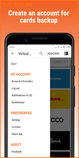VirtualCards-Loyalty Cards & Coupons Wallet screenshot