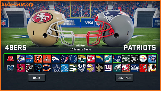 Visa Financial Football screenshot