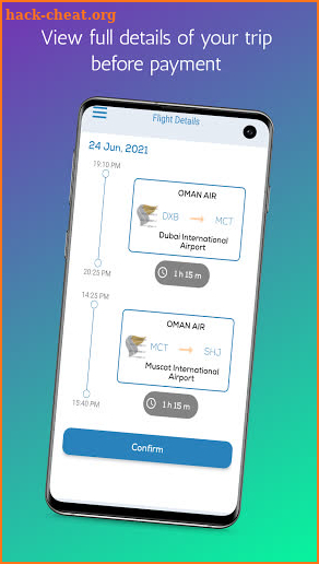 Visa Itinerary Booking screenshot