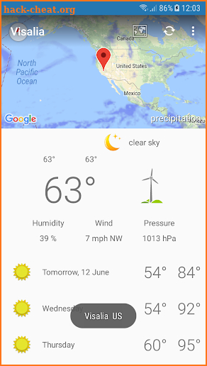 Visalia, CA - weather and more screenshot