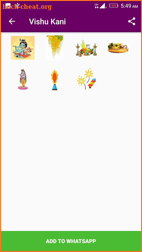 Vishu stickers for whatsapp screenshot