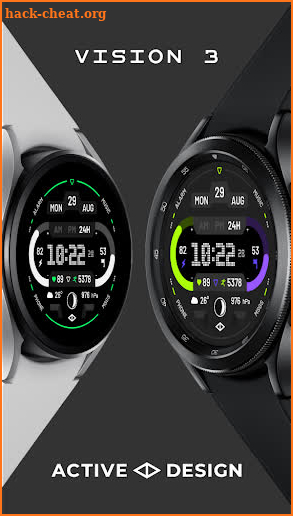 Vision 3: Digital Watch Face screenshot