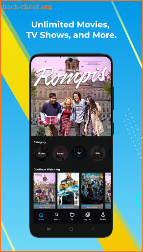 Vision+ : Nonton TV & Film Streaming screenshot