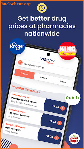 Visory Health: Rx Savings App screenshot
