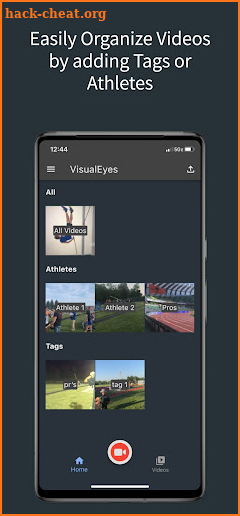 VisualEyes: Video Coaching App screenshot