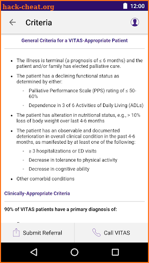 VITAS Hospice Referral App for Healthcare Pros screenshot