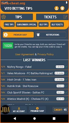 Vito Betting Tips screenshot