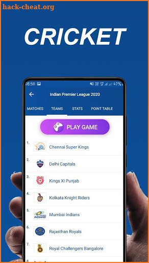 Vivo IPL 2020 - Live Score screenshot