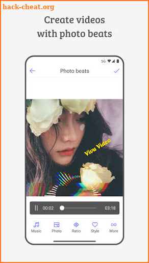 Vivu Video - Falling Effects & Visual Video Maker screenshot