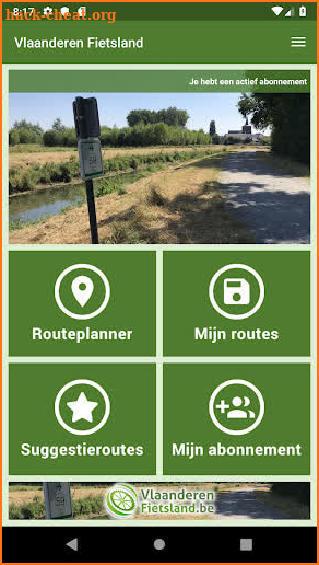 Vlaanderen Fietsland screenshot