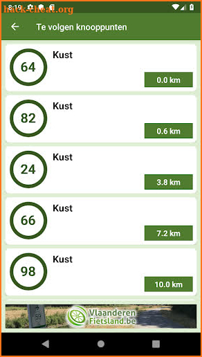 Vlaanderen Fietsland screenshot