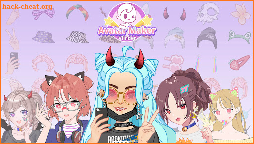 Vlinder Avatar Maker: emoji screenshot