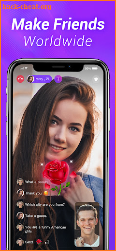 VMeet—video chat nearby&worldwide for online date screenshot