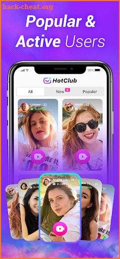 VMeet—video chat nearby&worldwide for online date screenshot