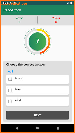 Vocabulary Trainer screenshot